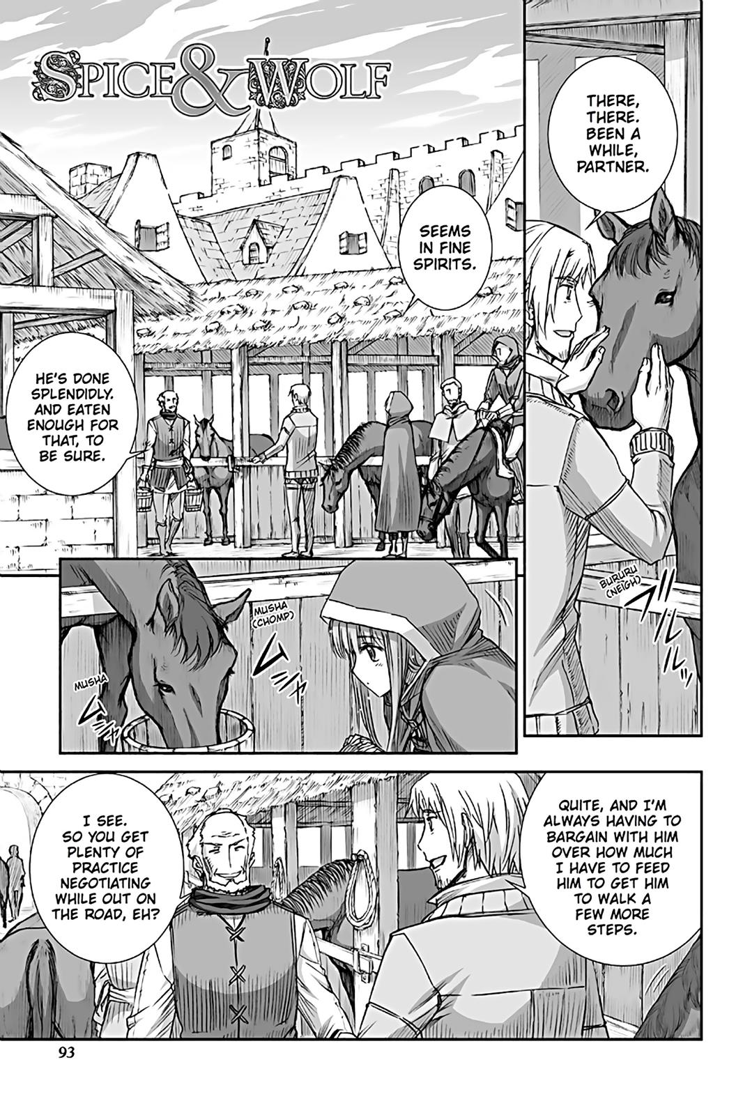 Read Ookami to Koushinryou Manga Online