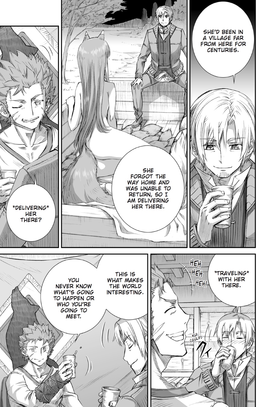 Read Ookami to Koushinryou Manga Online