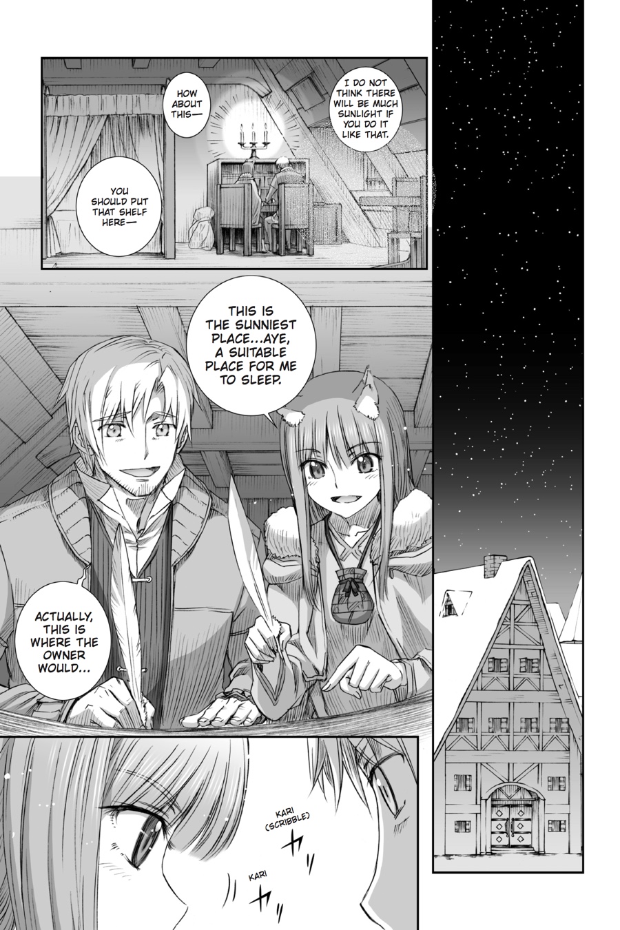 Read Ookami to Koushinryou Manga Online