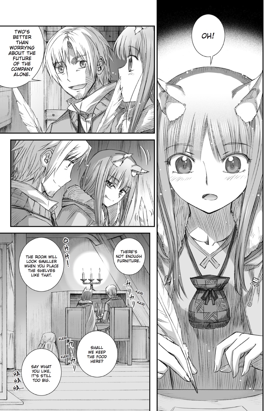 Read Ookami to Koushinryou Manga Online
