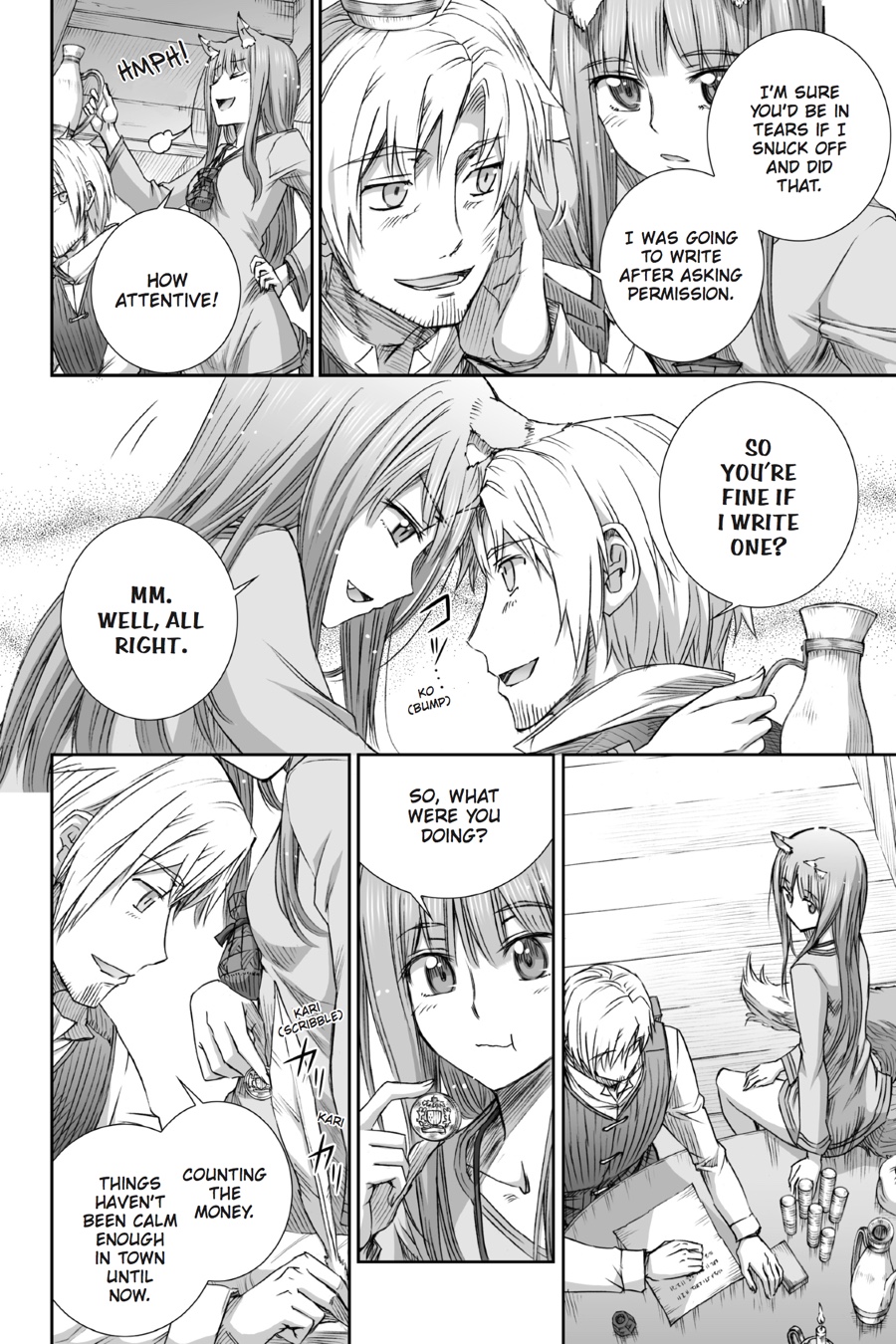 Read Ookami to Koushinryou Manga Online