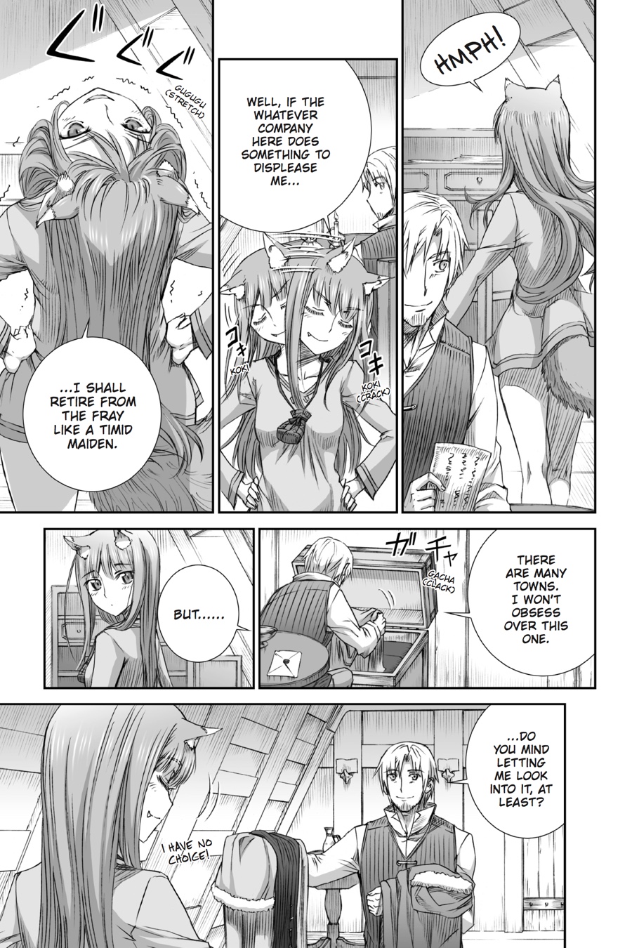 Read Ookami to Koushinryou Manga Online