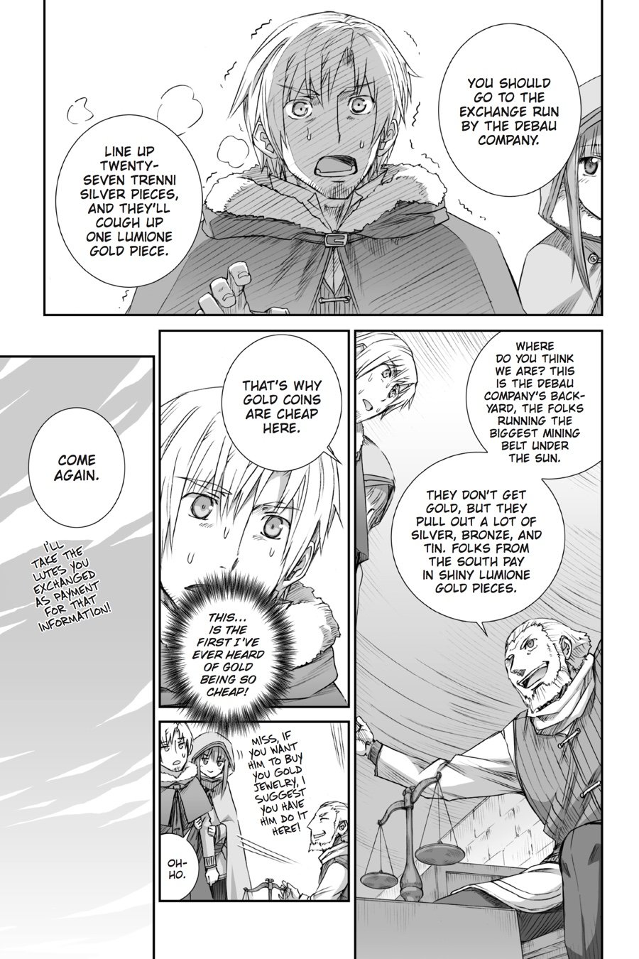 Read Ookami to Koushinryou Manga Online