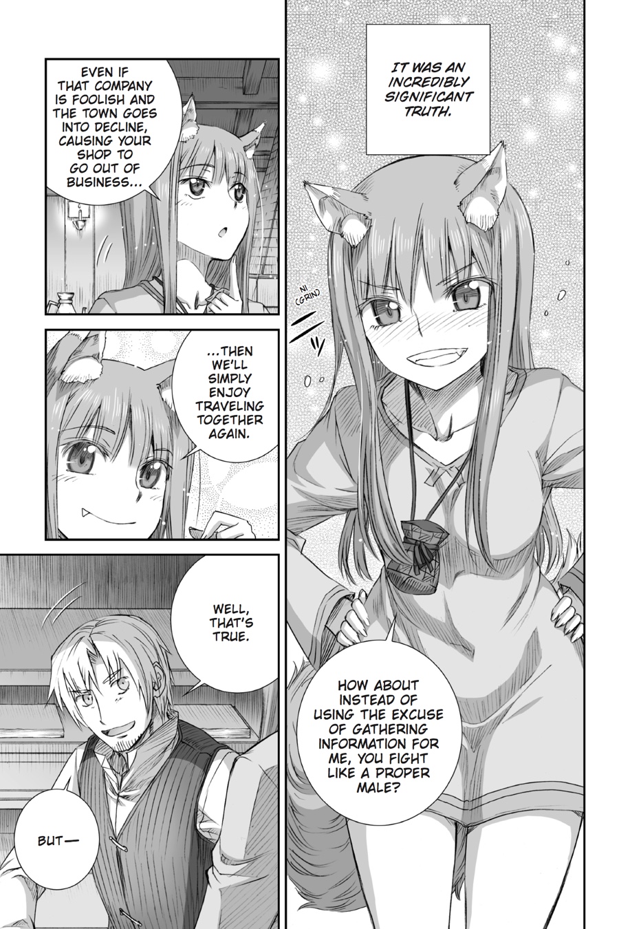 Read Ookami to Koushinryou Manga Online