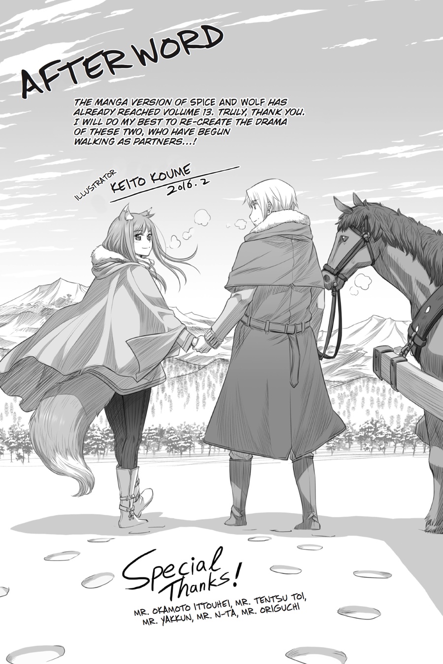 Read Ookami to Koushinryou Manga Online