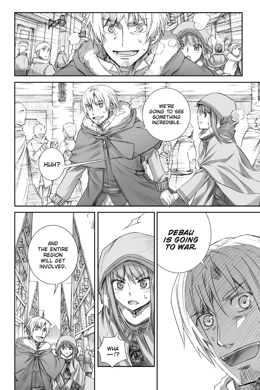 Read Ookami to Koushinryou Manga Online