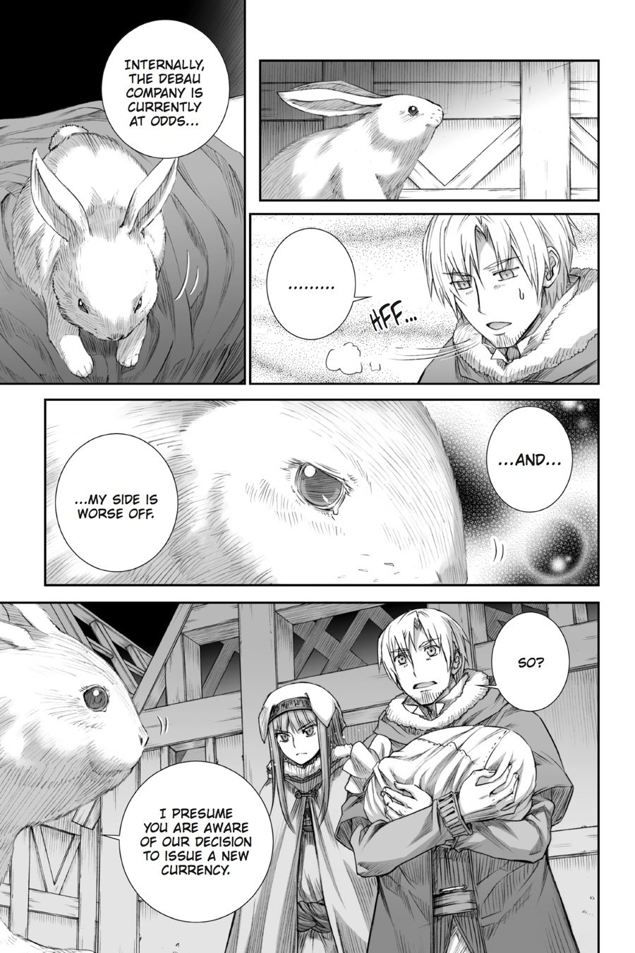 Read Ookami to Koushinryou Manga Online