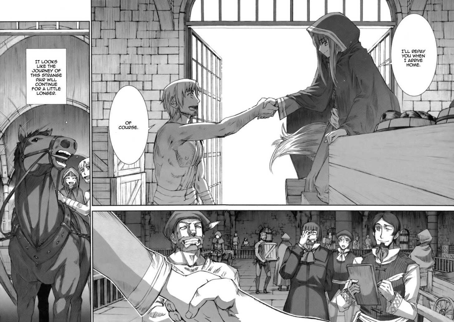 Read Ookami to Koushinryou Manga Online