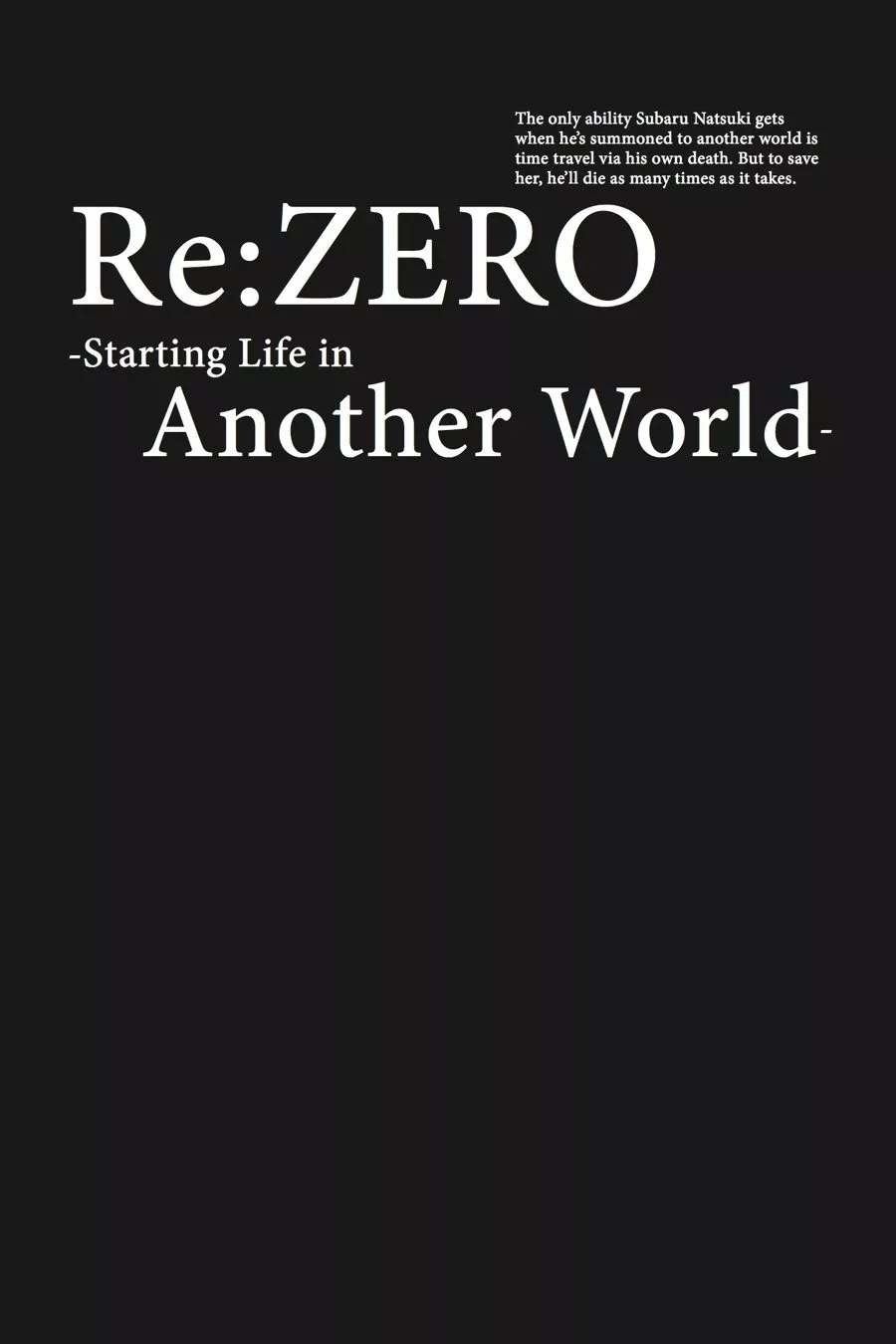 Read Re_ZERO -Starting Life in Another World (EN) Manga Online