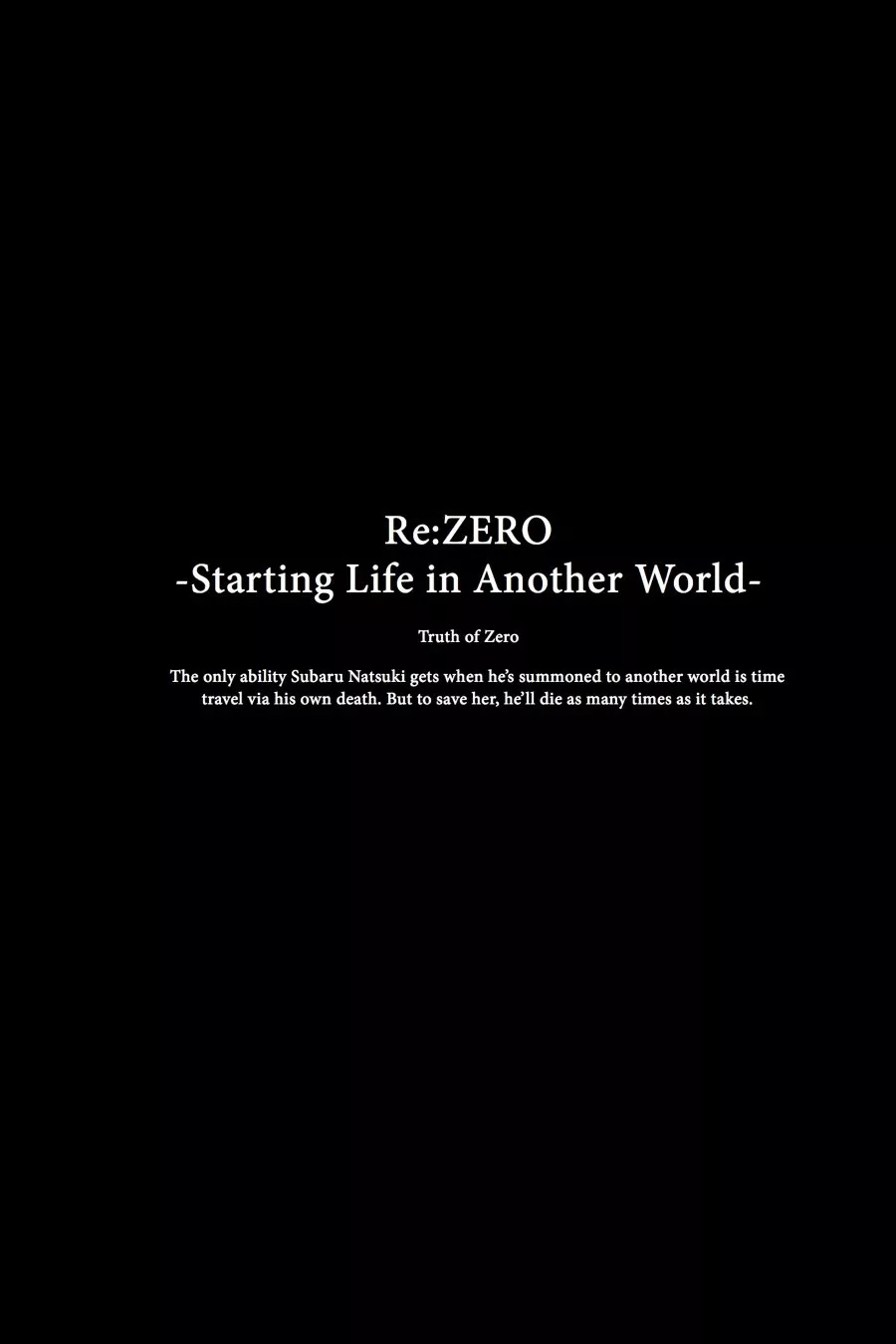 Read Re_ZERO -Starting Life in Another World (EN) Manga Online