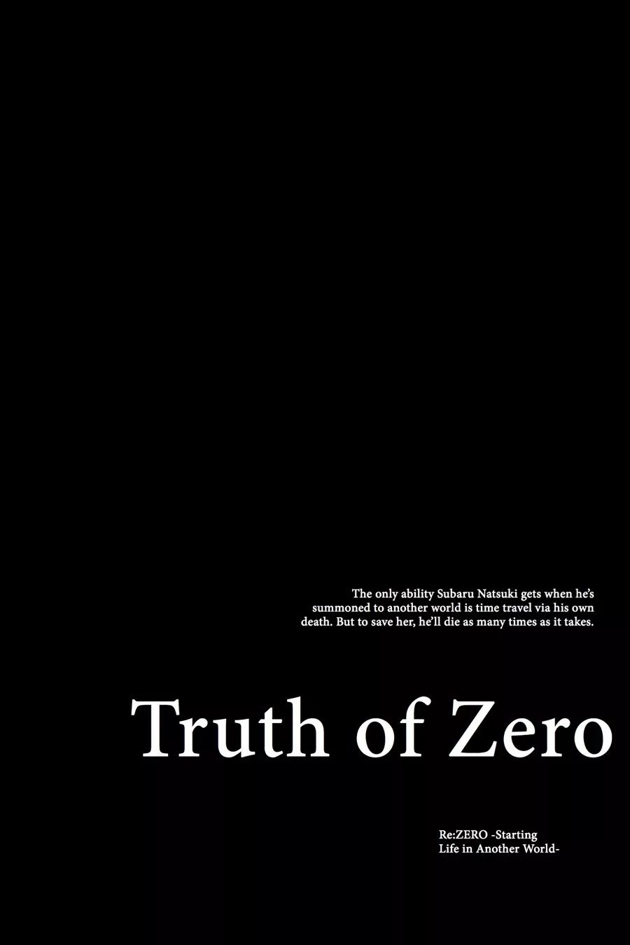 Read Re_ZERO -Starting Life in Another World (EN) Manga Online