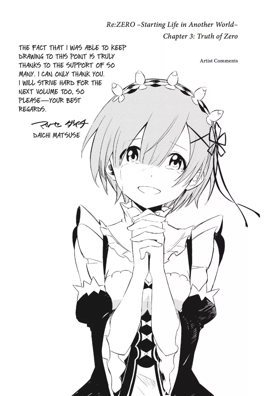 Read Re_ZERO -Starting Life in Another World (EN) Manga Online