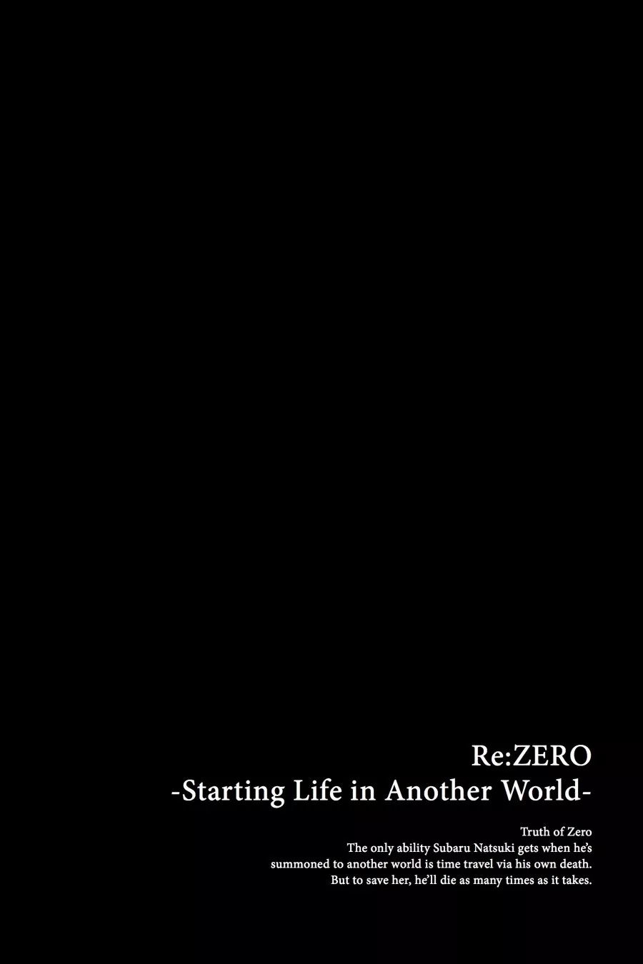 Read Re_ZERO -Starting Life in Another World (EN) Manga Online