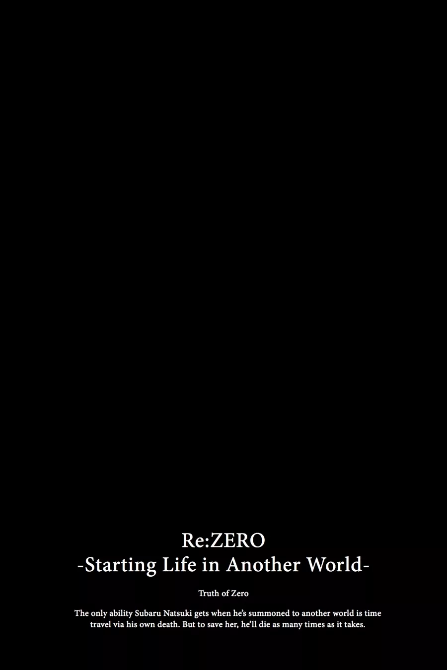 Read Re_ZERO -Starting Life in Another World (EN) Manga Online