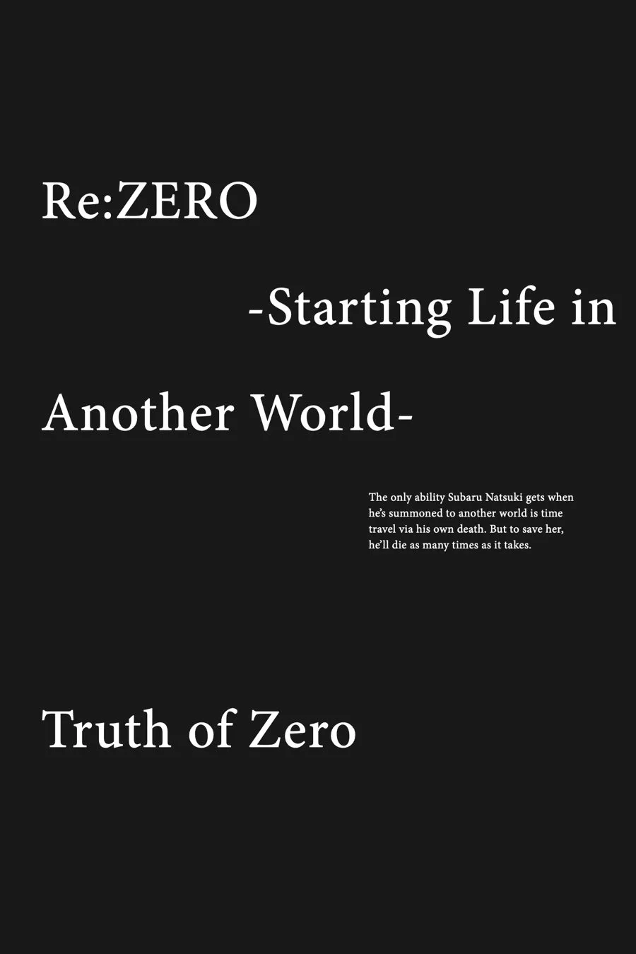 Read Re_ZERO -Starting Life in Another World (EN) Manga Online