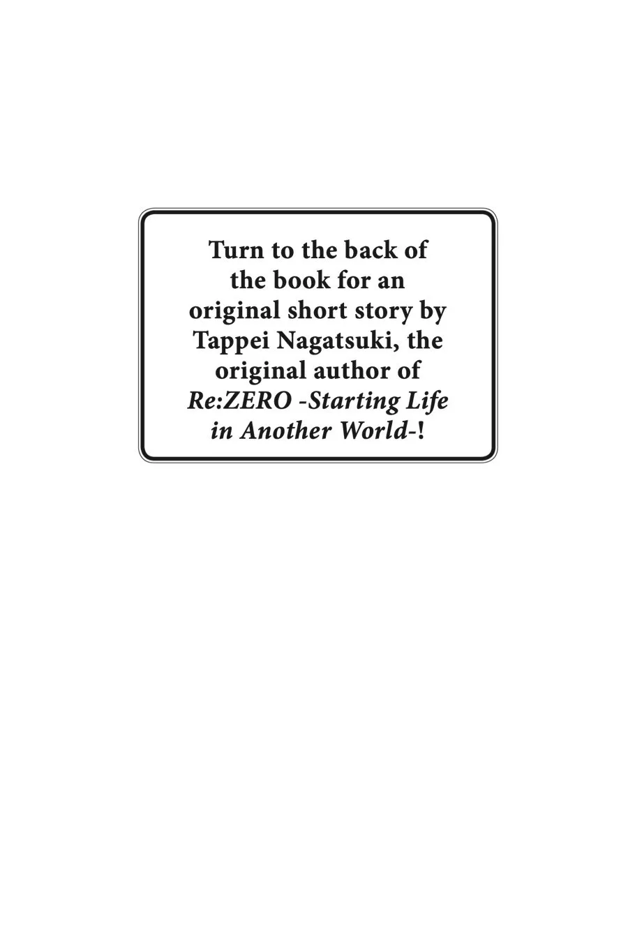 Read Re_ZERO -Starting Life in Another World (EN) Manga Online