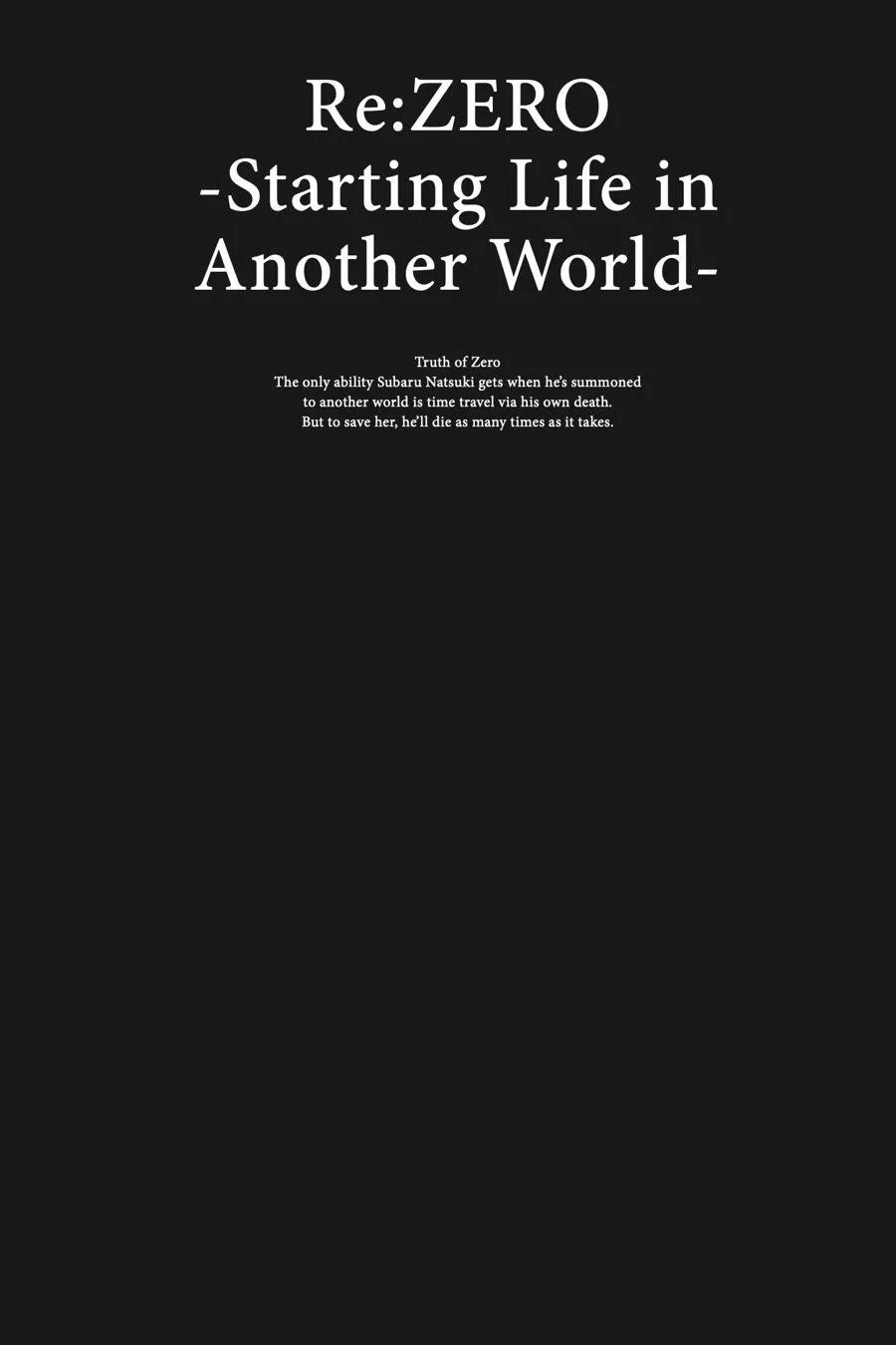 Read Re_ZERO -Starting Life in Another World (EN) Manga Online