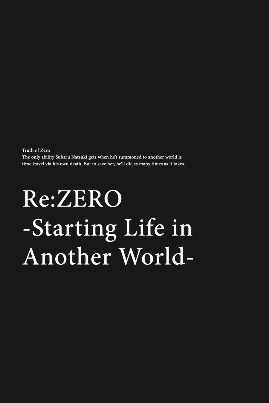 Read Re_ZERO -Starting Life in Another World (EN) Manga Online