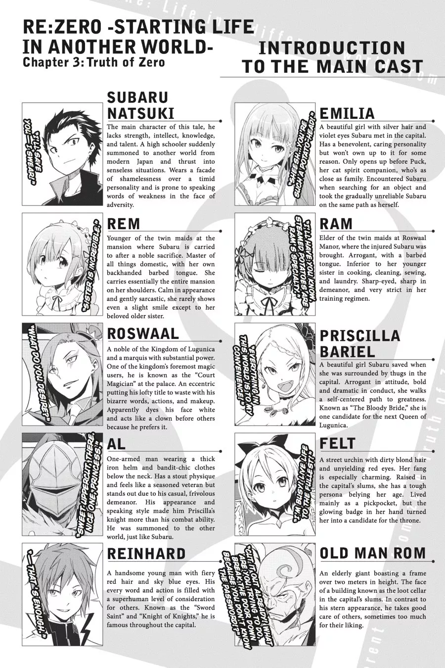 Read Re_ZERO -Starting Life in Another World (EN) Manga Online