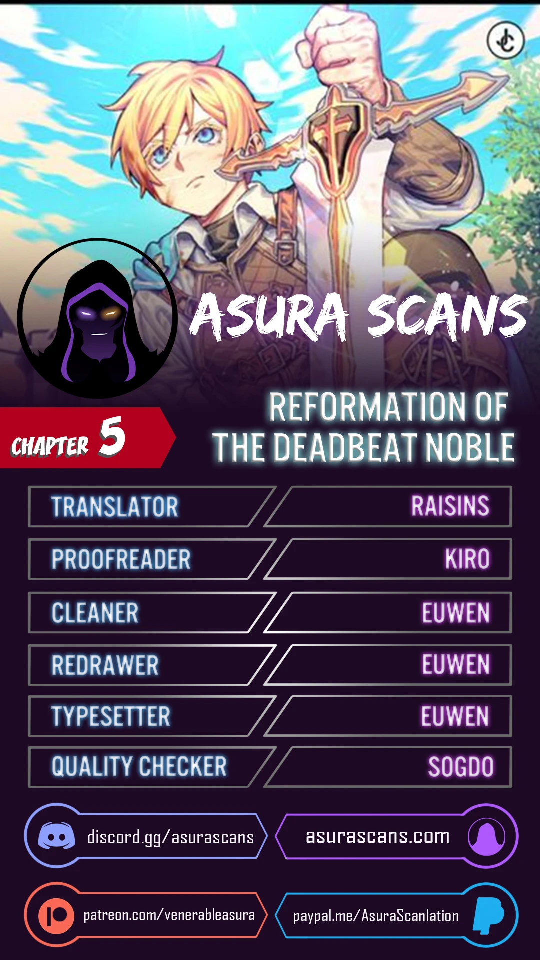 Read Reformation of the Deadbeat Noble Manga Online