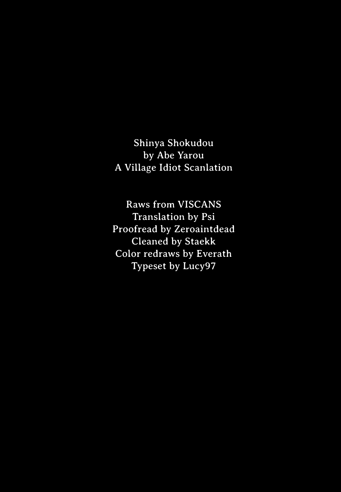 Read Shinya Shokudou Manga Online