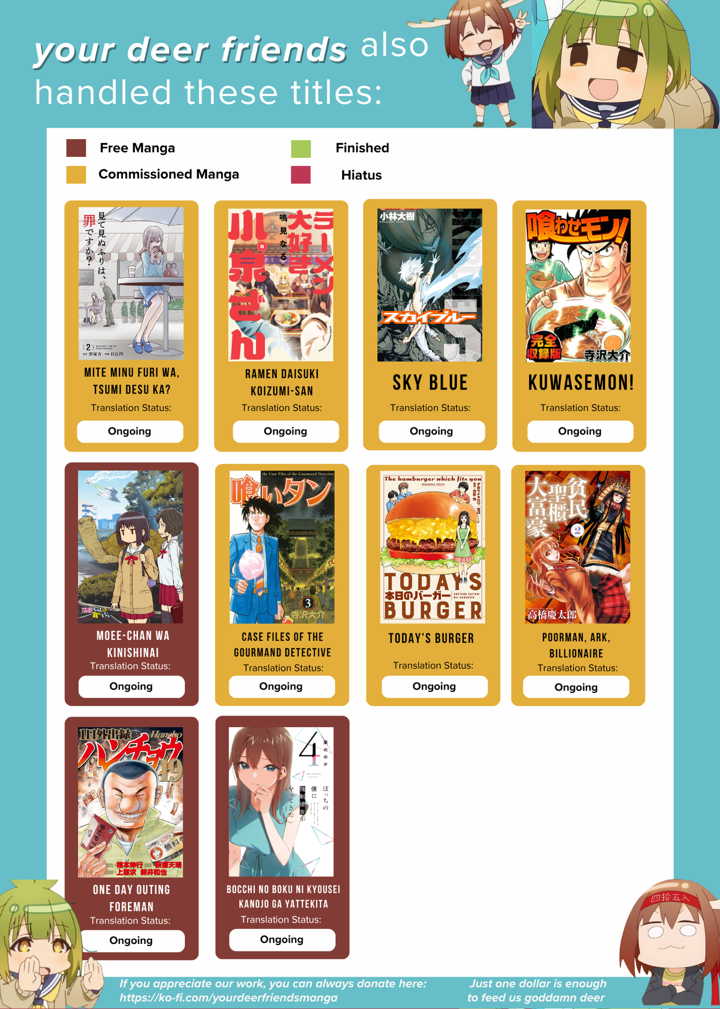 Read Shinya Shokudou Manga Online