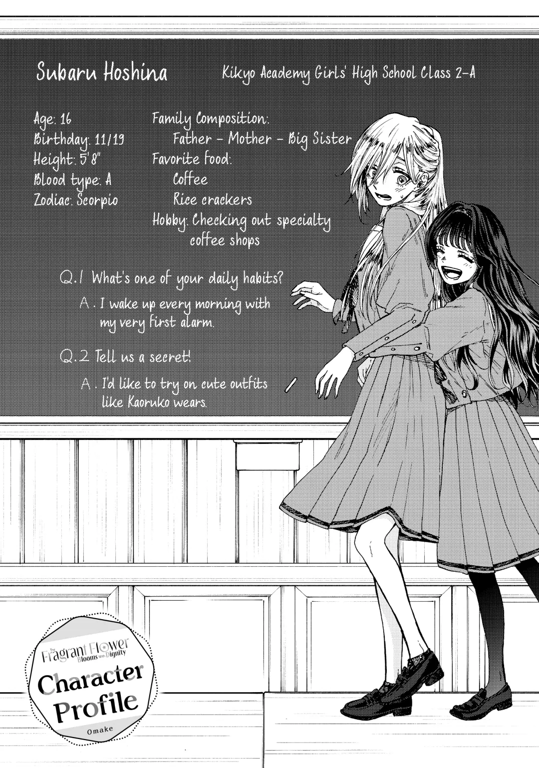 Read The Fragrant Flower Blooms with Dignity (EN) Manga Online