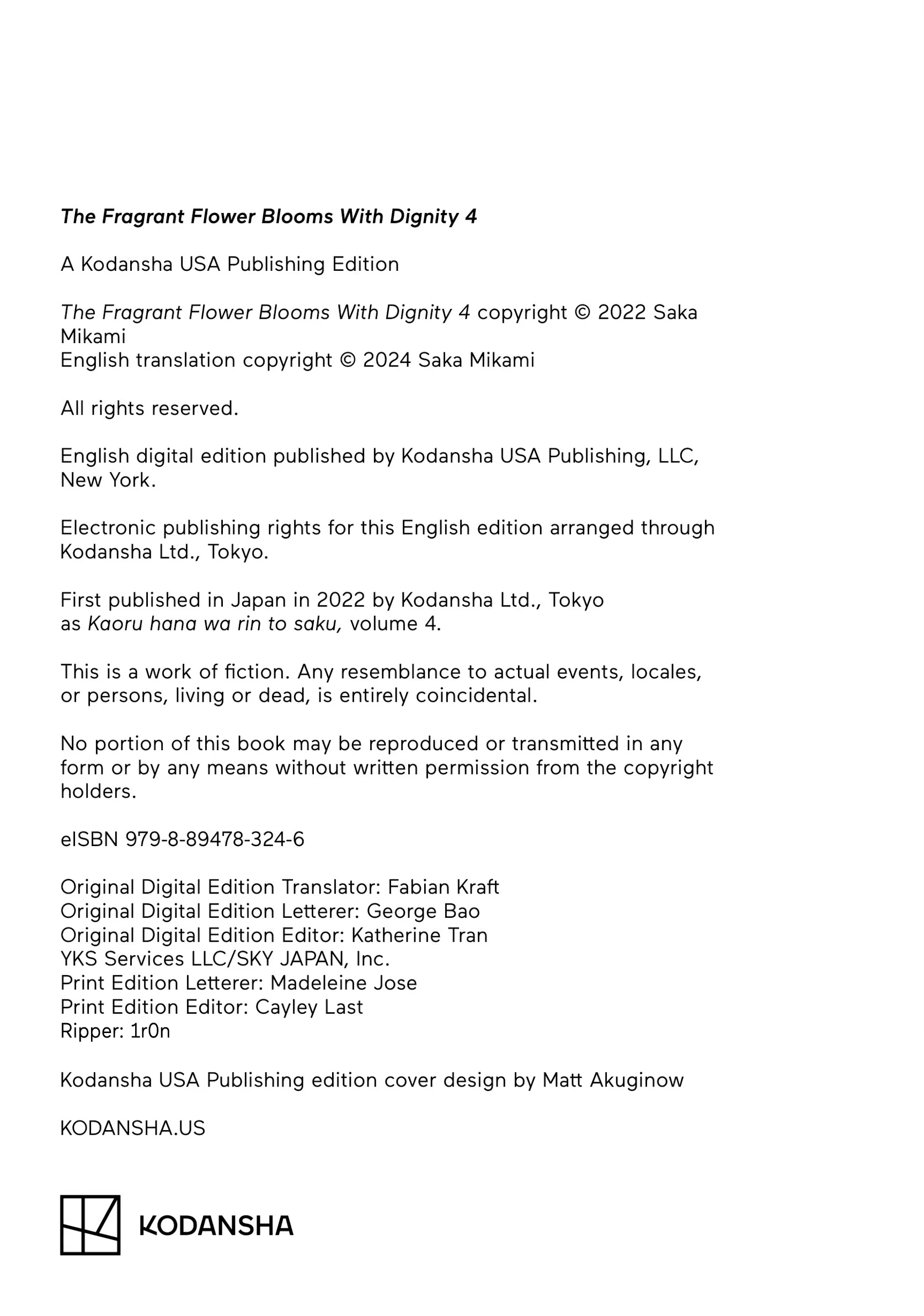 Read The Fragrant Flower Blooms with Dignity (EN) Manga Online