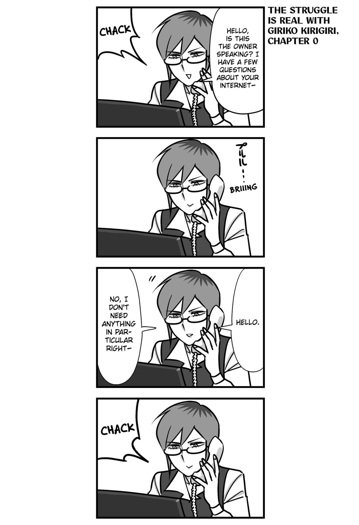 Read The Struggle is Real with Giriko Kirigiri! (EN) Manga Online