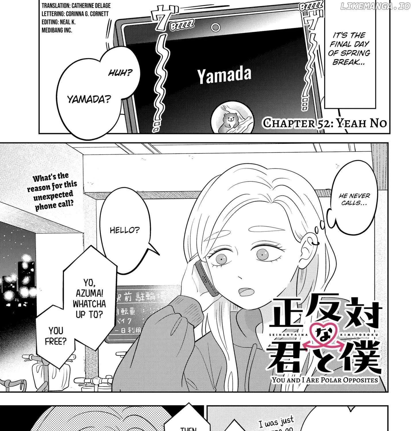 Read You And I Are Polar Opposites Manga Online