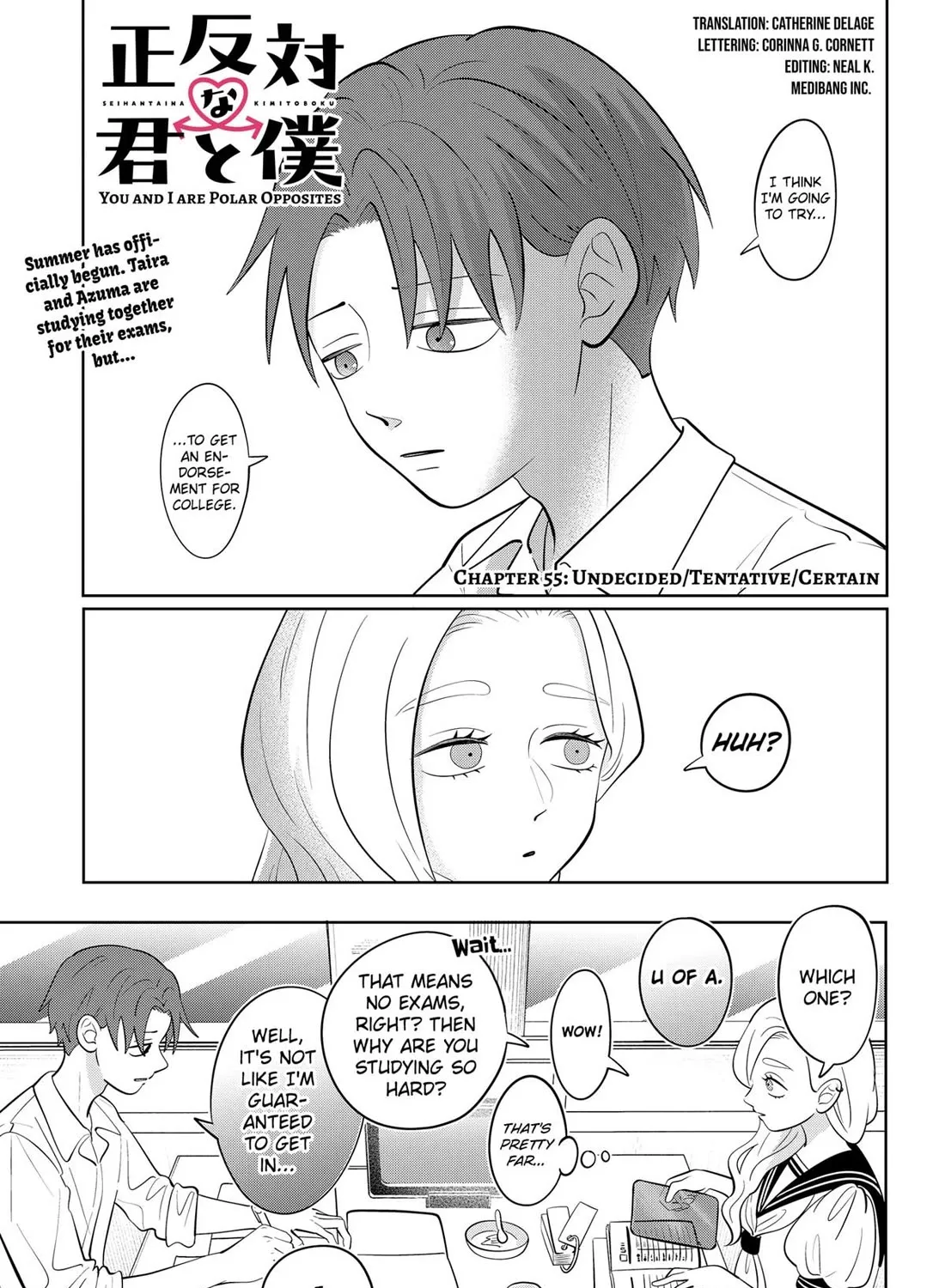 Read You And I Are Polar Opposites Manga Online