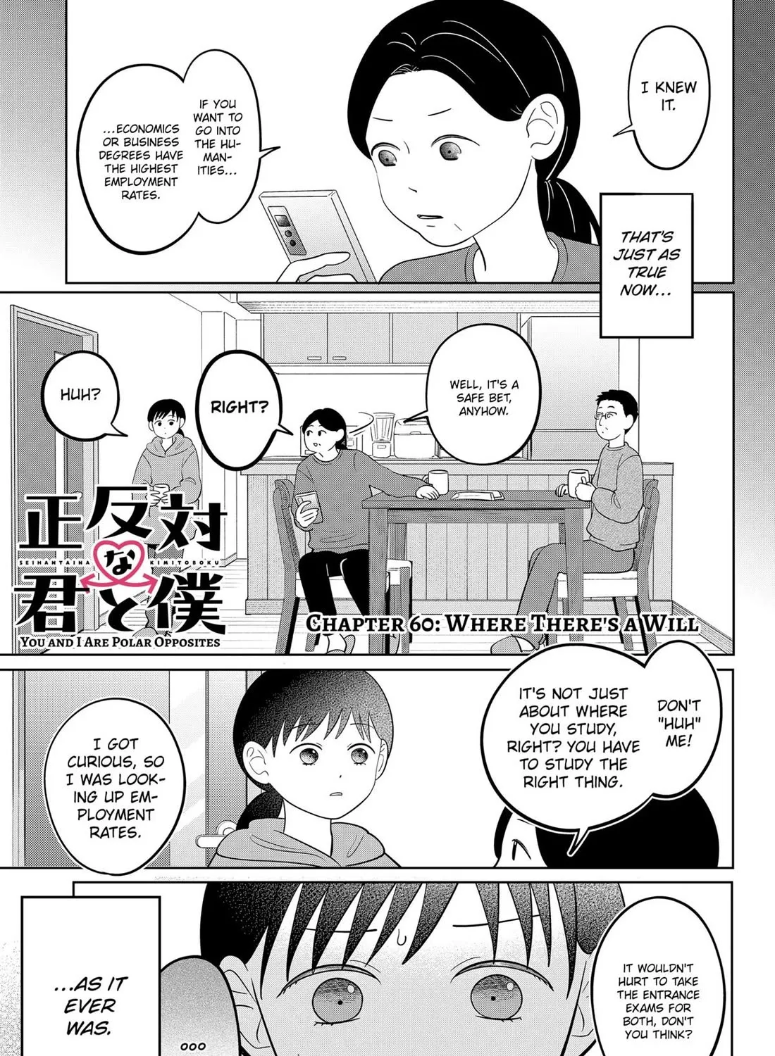 Read You And I Are Polar Opposites Manga Online