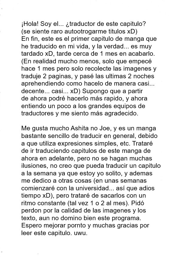 Read Ashita no Joe (ES) Manga Online
