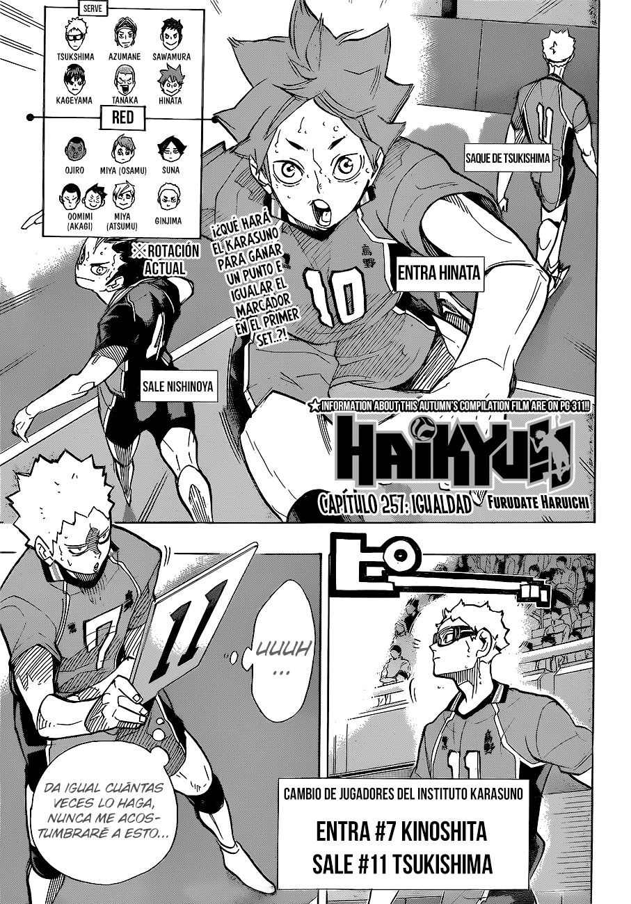 Read Haikyuu!! (ES) Manga Online