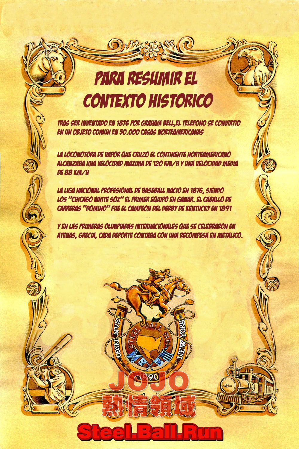 Read JoJo's Bizarre Adventure Parte 7_ Steel Ball Run (ES) Manga Online