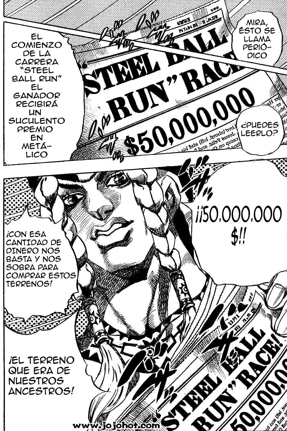 Read JoJo's Bizarre Adventure Parte 7_ Steel Ball Run (ES) Manga Online