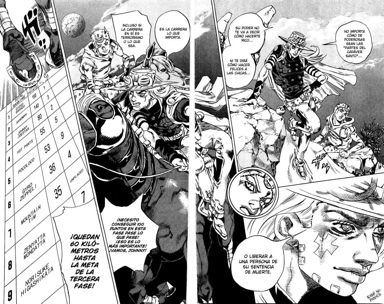 Read JoJo's Bizarre Adventure Parte 7_ Steel Ball Run (ES) Manga Online