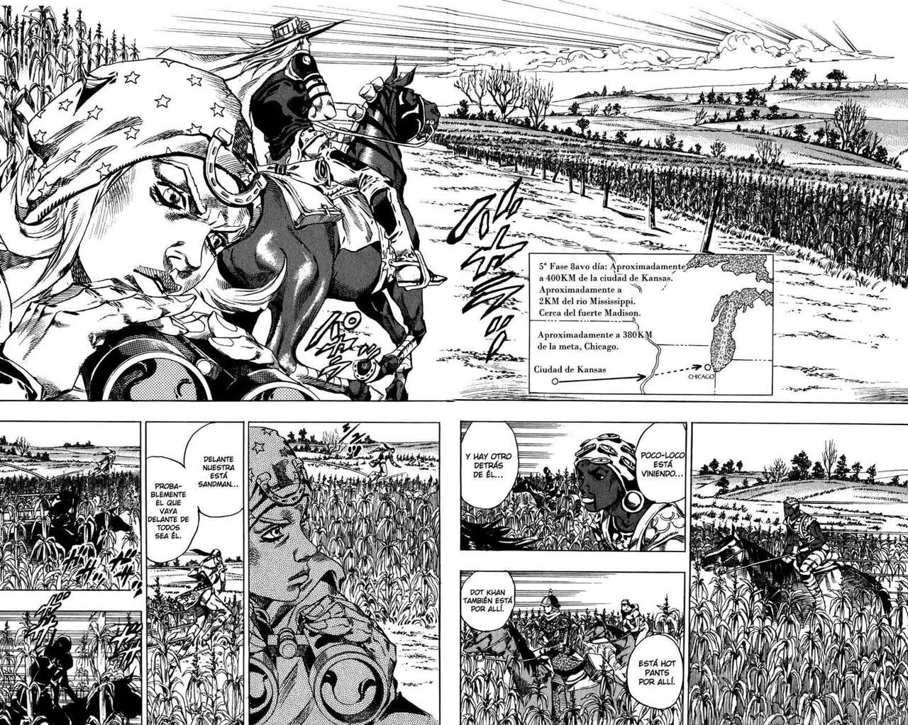 Read JoJo's Bizarre Adventure Parte 7_ Steel Ball Run (ES) Manga Online