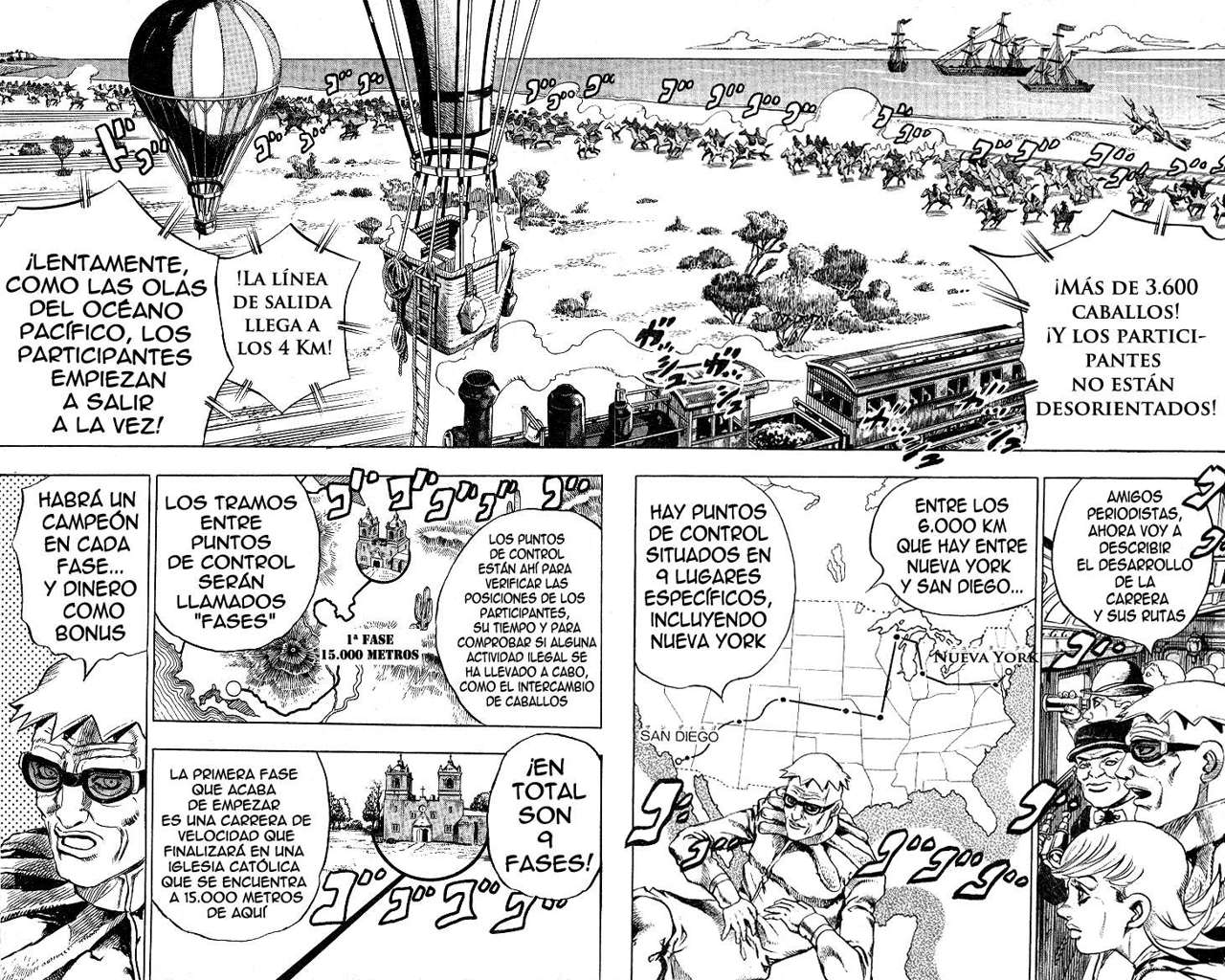 Read JoJo's Bizarre Adventure Parte 7_ Steel Ball Run (ES) Manga Online