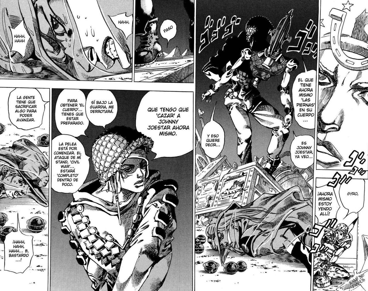 Read JoJo's Bizarre Adventure Parte 7_ Steel Ball Run (ES) Manga Online