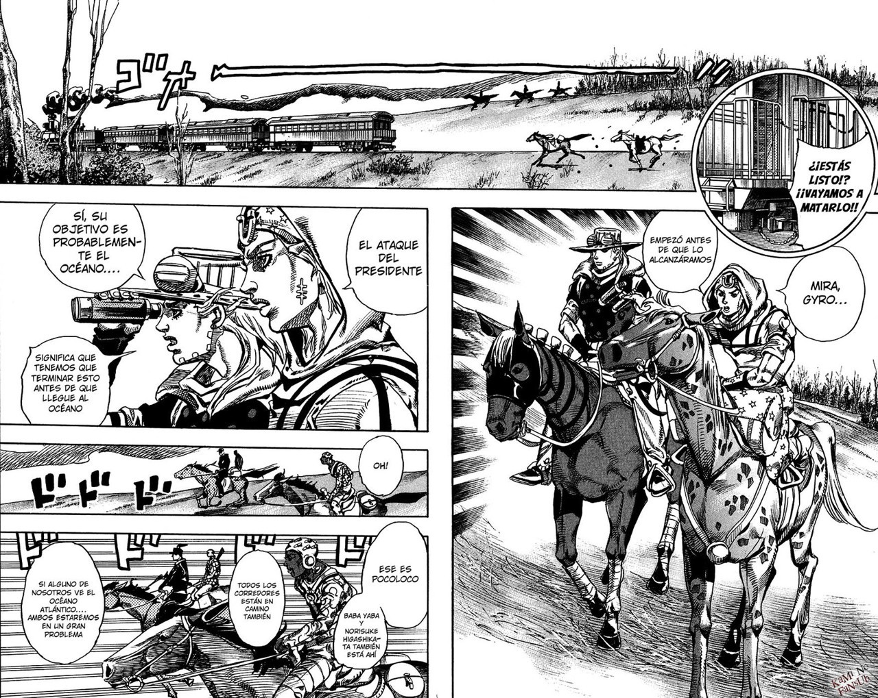 Read JoJo's Bizarre Adventure Parte 7_ Steel Ball Run (ES) Manga Online