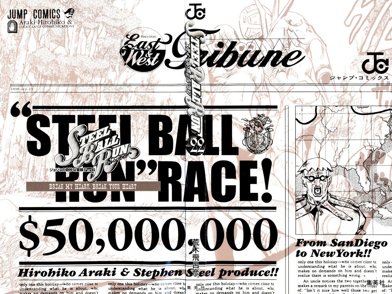 Read JoJo's Bizarre Adventure Parte 7_ Steel Ball Run (ES) Manga Online