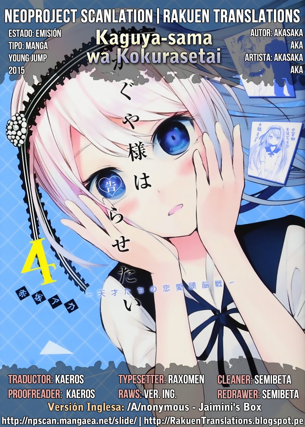 Read Kaguya sama Love is War (ES) Manga Online