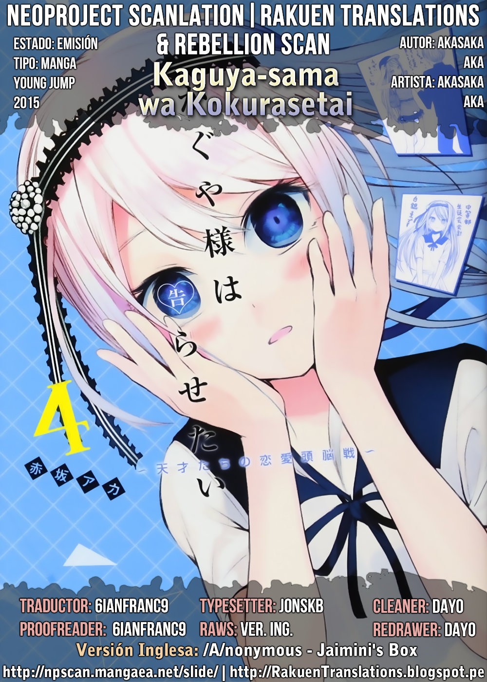 Read Kaguya sama Love is War (ES) Manga Online