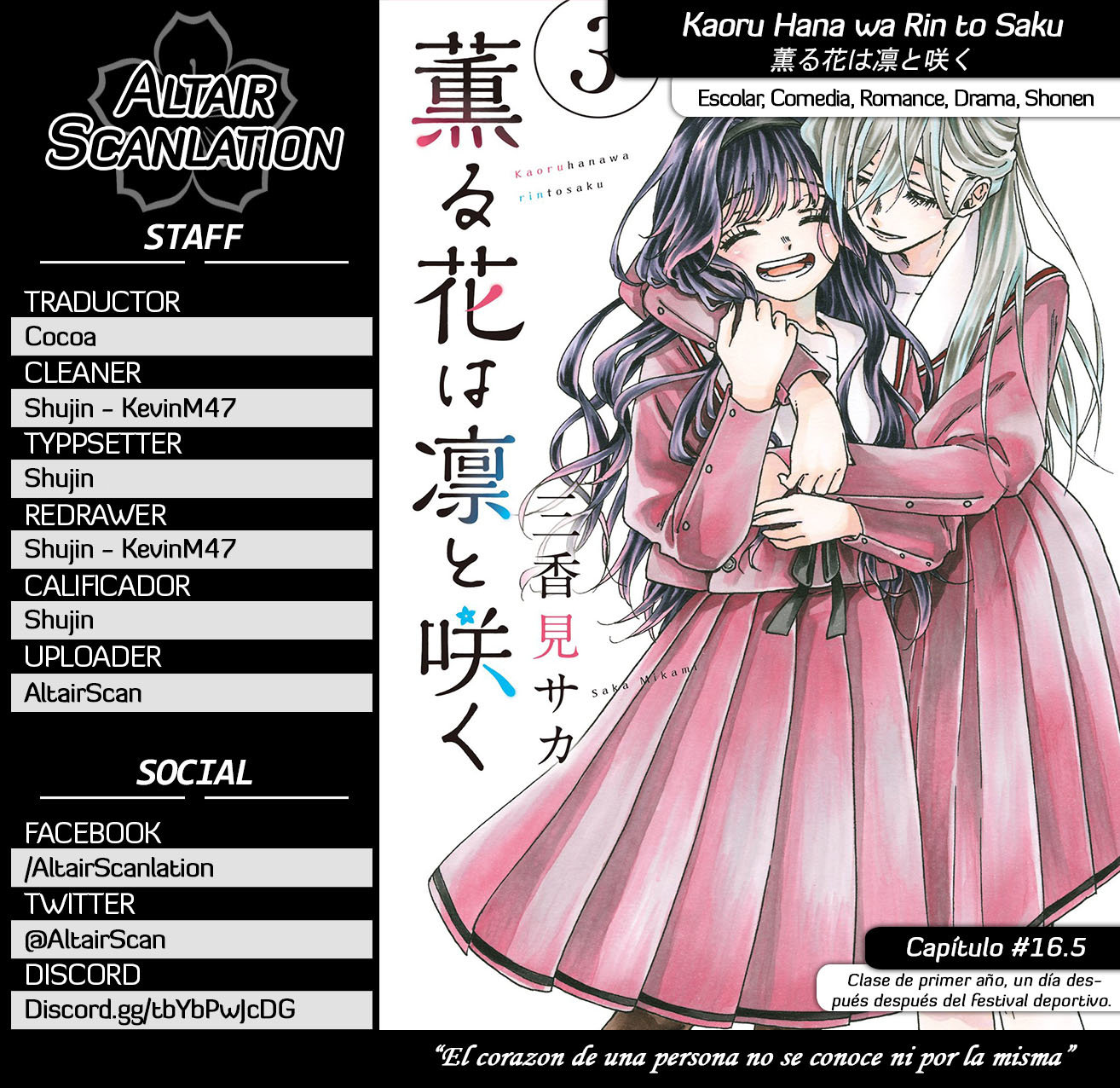 Read Kaoru Hana Wa Rin To Saku (ES) Manga Online