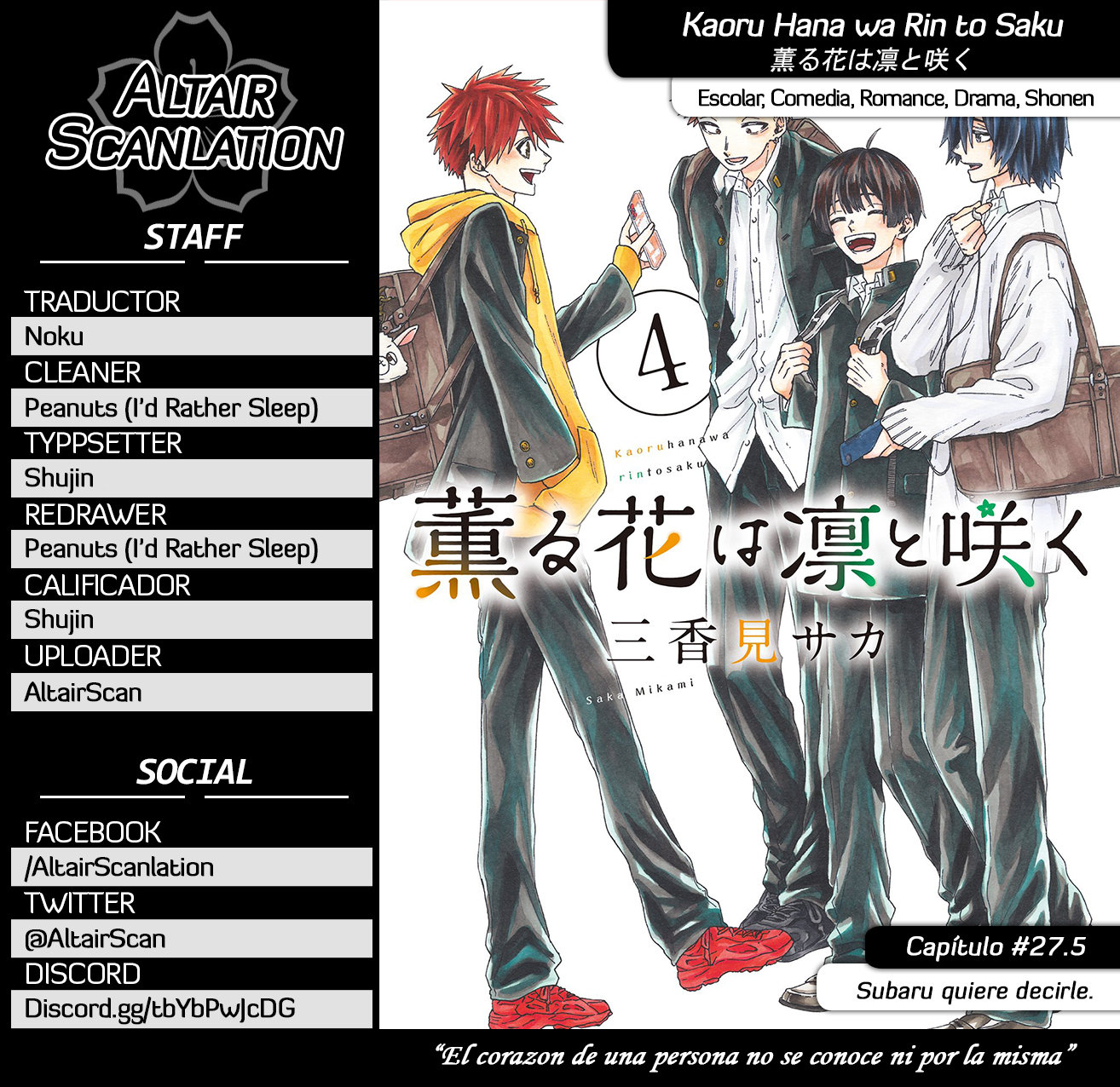 Read Kaoru Hana Wa Rin To Saku (ES) Manga Online