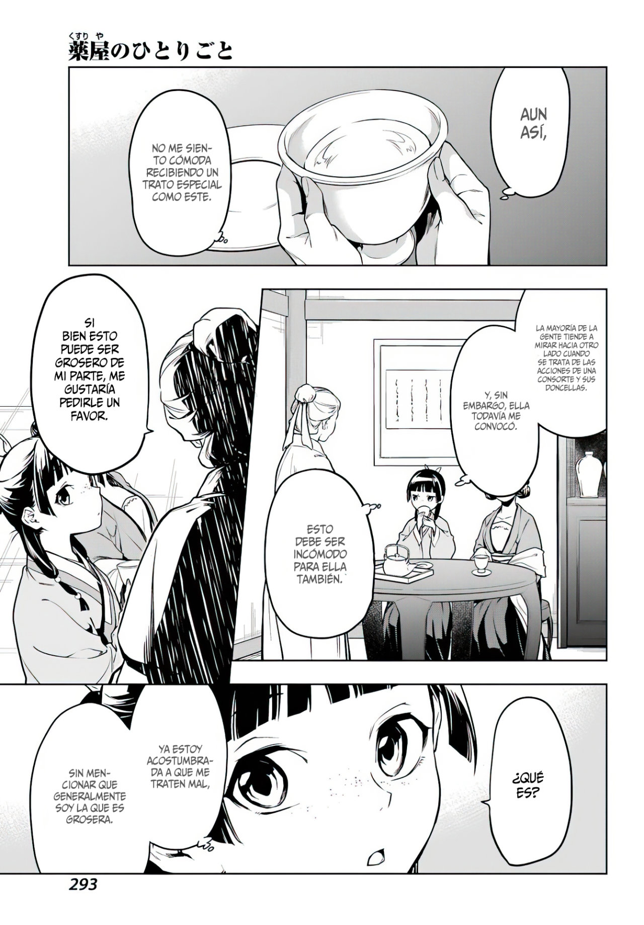 Read Kusuriya no Hitorigoto (ES) Manga Online