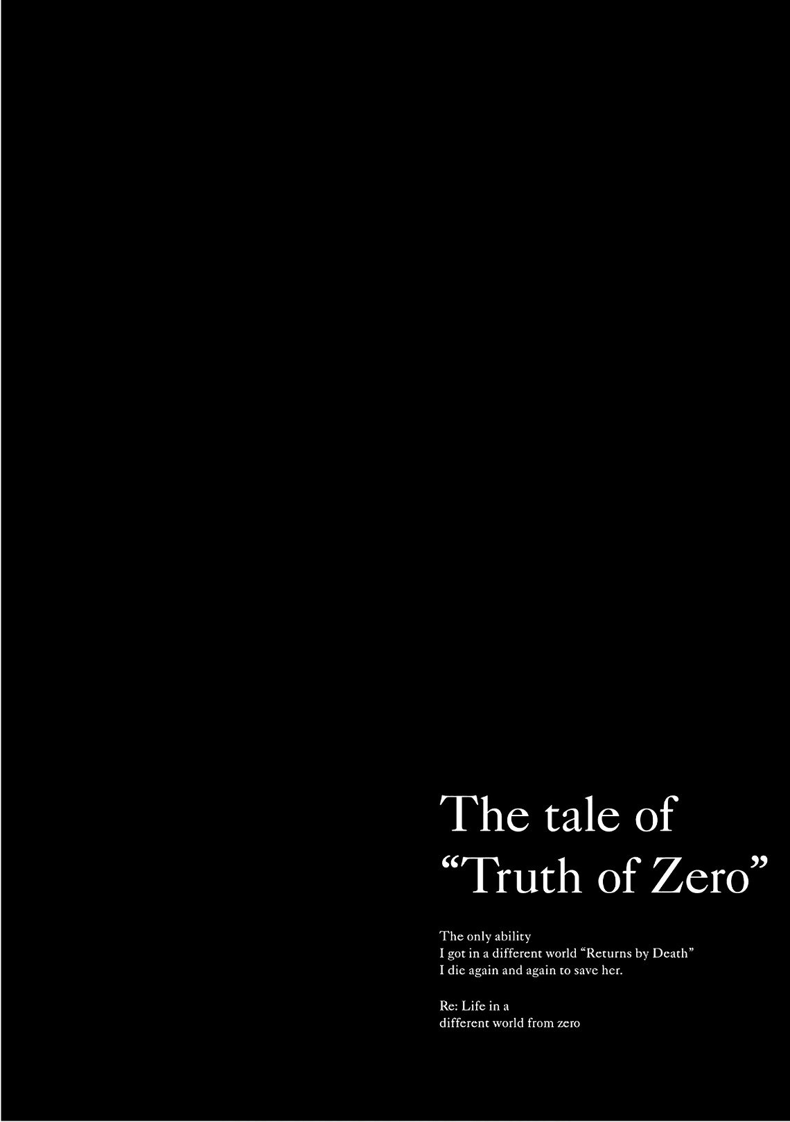 Read Re Zero kara Hajimeru Isekai Seikatsu (ES) Manga Online