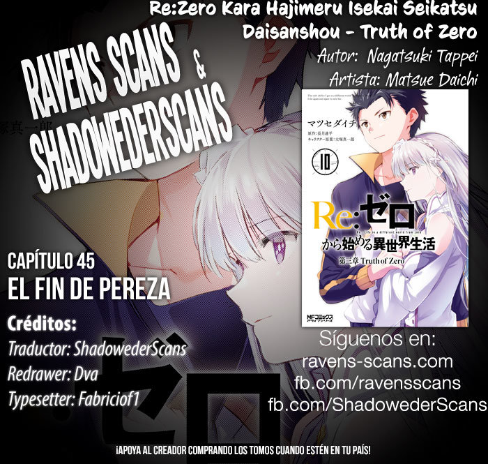 Read Re Zero kara Hajimeru Isekai Seikatsu (ES) Manga Online