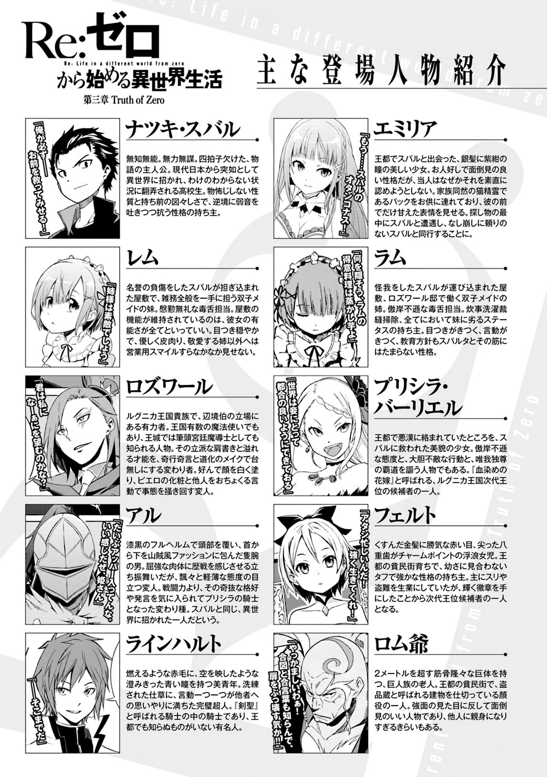 Read Re Zero kara Hajimeru Isekai Seikatsu (ES) Manga Online
